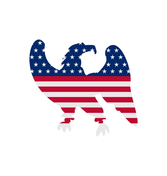 Orzeł symbol narodowej dumy Ameryki na Dzień Niepodległości 4 — Zdjęcie stockowe
