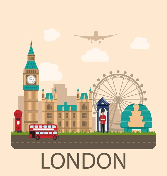 Cartel de diseño para Viajes de Inglaterra — Foto de Stock