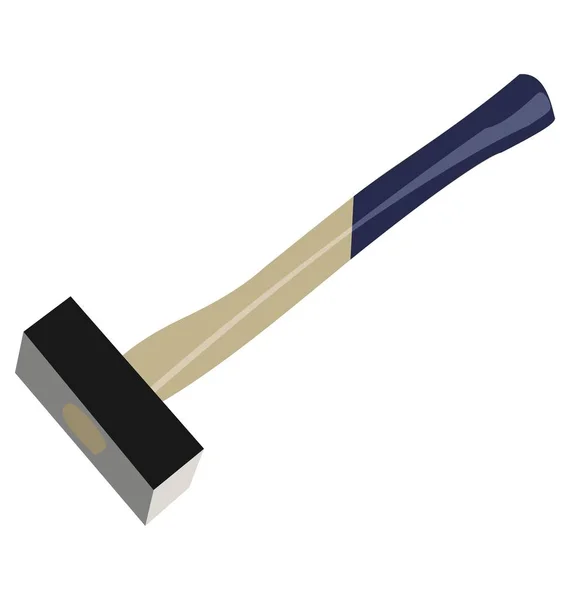 Ilustración realista de martillo grande — Foto de Stock