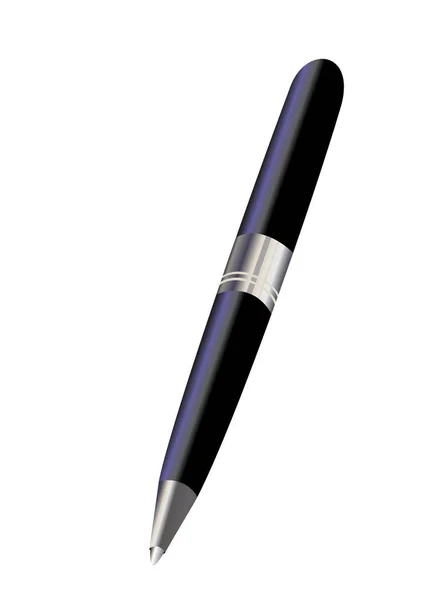 Капли ручки и чернил — стоковое фото