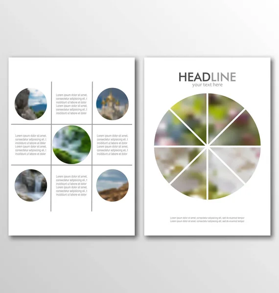 Business Brochures, Blur Backgrounds — Stock Photo, Image