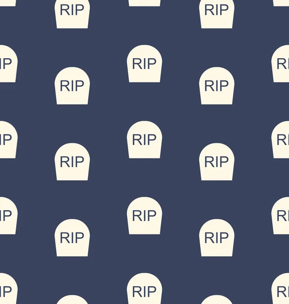 Halloween Seamless Pattern with Tombstones R.I.P. — Stock Photo, Image