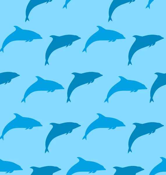 最小限のフラット スタイルのラインでイルカのロゴ ストック写真 C Smeagorl