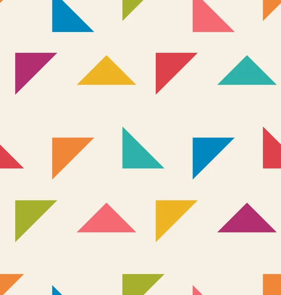 Bezešvé vzor barevný trojúhelník — Stock fotografie