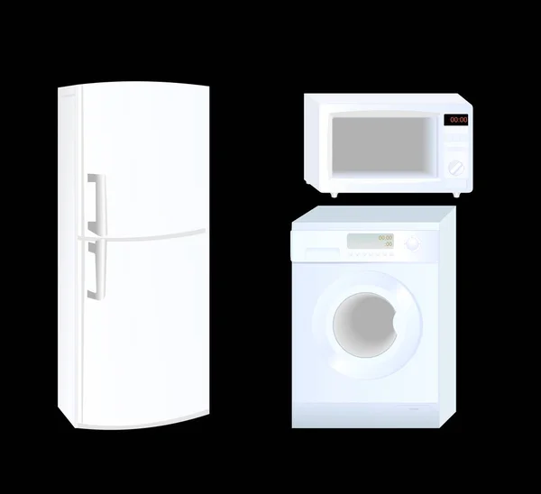 Icon set - home appliances — Stock Photo, Image