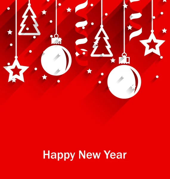 Gott nytt år gratulationskort — Stockfoto