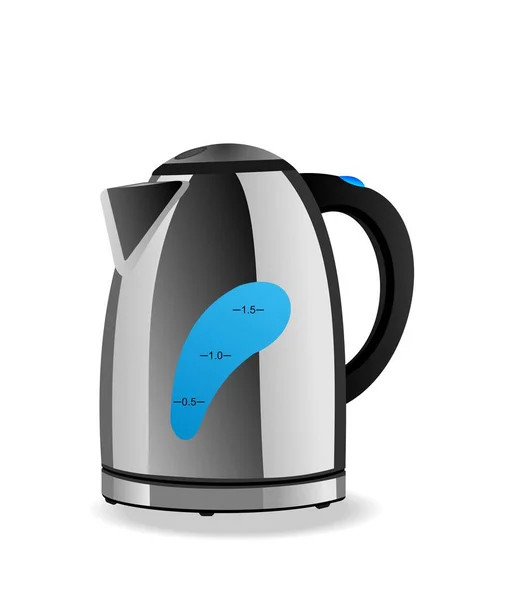 Electric kettle is isolated on white background — Stock Photo, Image