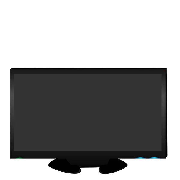 Realistic illustration LCD TV — Stock Photo, Image