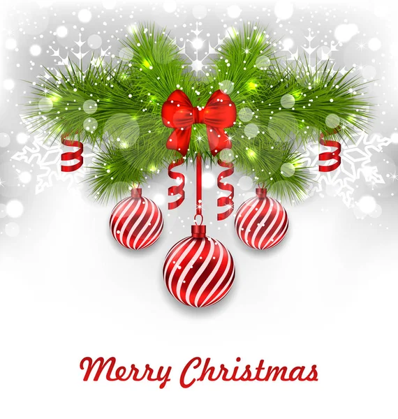 Christmas Glowing Greeting Background — Stock Photo, Image