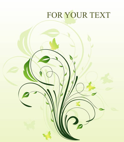 Illustration Floral background