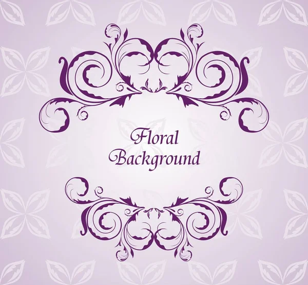 Illustration Floral background — Stock Photo, Image