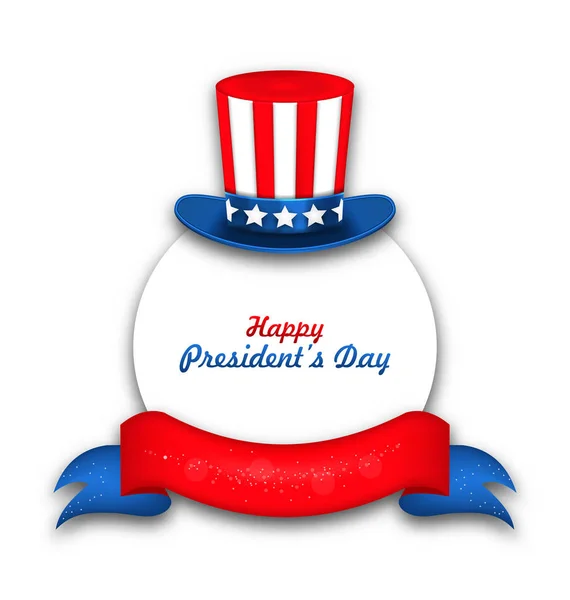 Celebration Card for Happy Presidents Day of USA — Stock Photo, Image