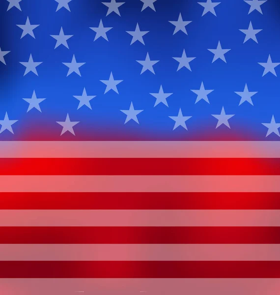 Amerikanische Flagge für den 4. Juli — Stockfoto