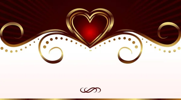 Valentin-nap romantikus kártya — Stock Fotó