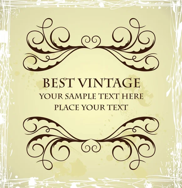 Vintage grunge template — Stock Photo, Image