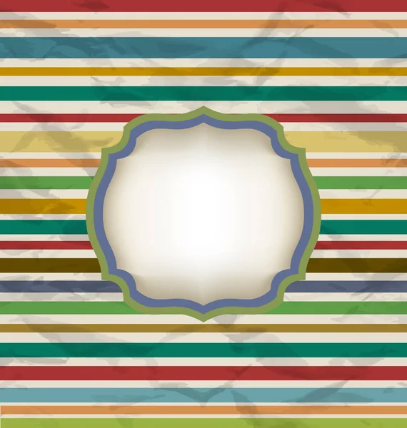 Ретро-смугастий візерунок, барвистий вінтажний фон — стокове фото