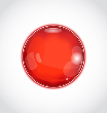 arka cam küre üzerinde beyaz izole