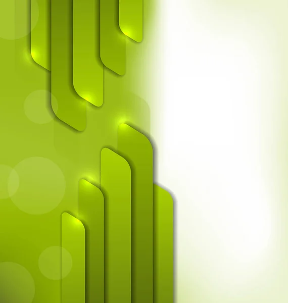 Abstrakt grön bakgrund, trendiga färgglada kort — Stockfoto