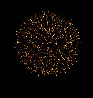 Patlama havai fişek güçlü parlak uzay tozu