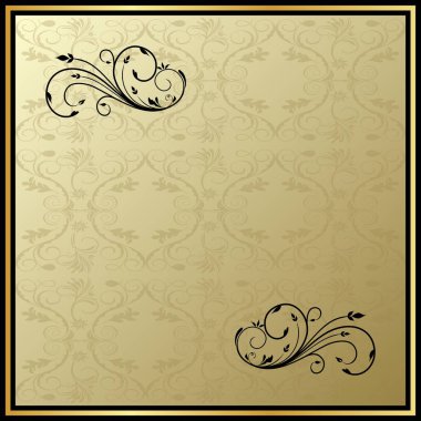 resimde vintage çerçeve