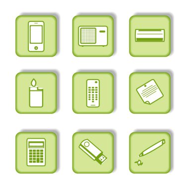 simge 9 ile yeşil etiket