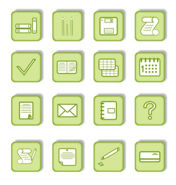 simge 9 ile yeşil etiket