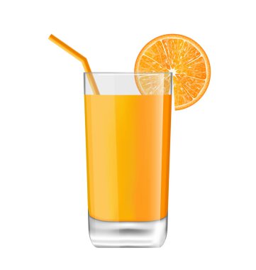 Yaz serin kokteyl cam dilim ile