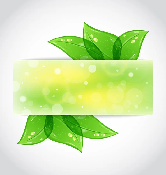 Green leaves sticking out of the cut paper — Stock Photo, Image