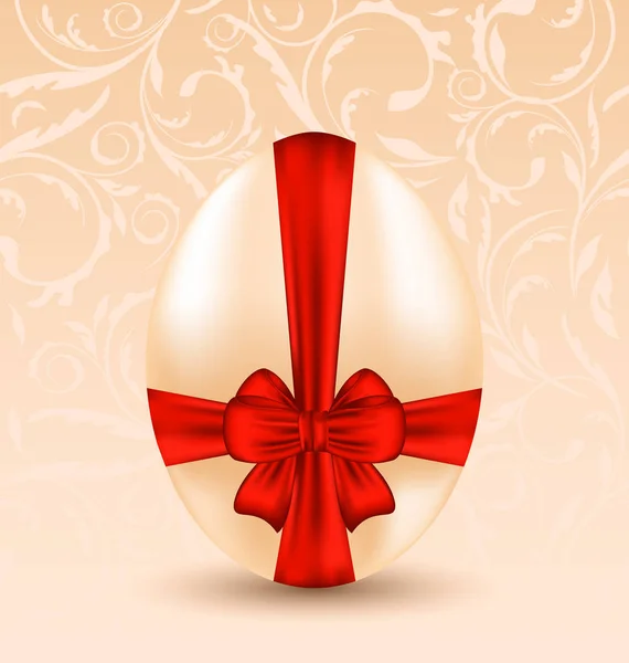 Sfondo celebrazione di Pasqua con uovo tradizionale — Foto Stock
