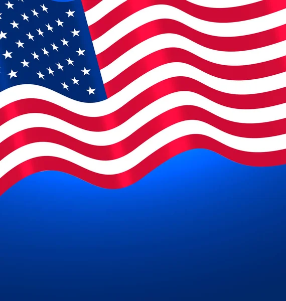 Flags USA Waving — Stock Photo, Image