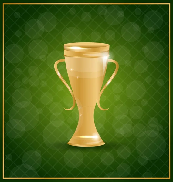 Golden Trophy Cup — Stock Photo, Image