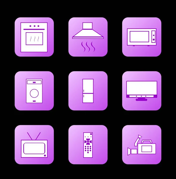 Ilustração Icon aparelhos — Fotografia de Stock