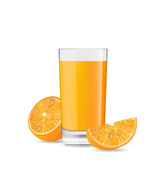 Cocktail laranja com fatia — Fotografia de Stock