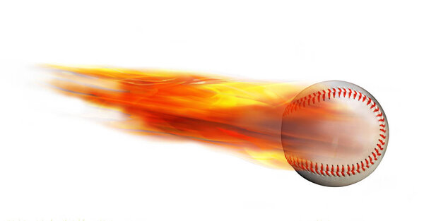 Бейсбол горит
.