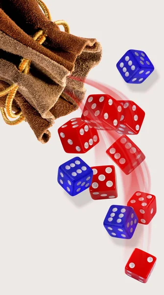 Rolling the Dice. — Stock Photo, Image