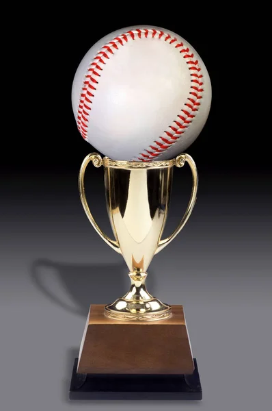 Baseball i Trophy. — Zdjęcie stockowe