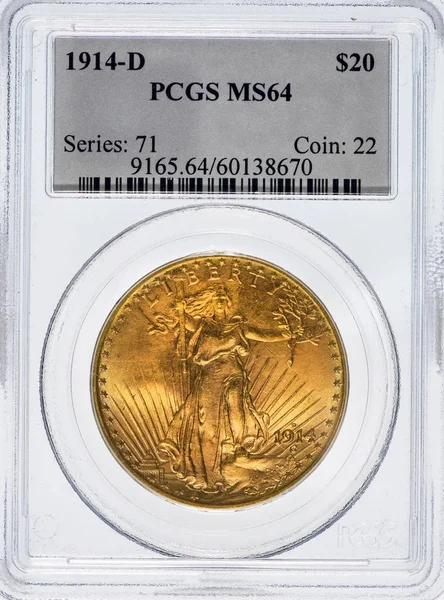 Saint Gaudens Double Eagle. — Stockfoto