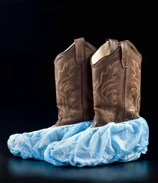 Cowboy Surgical Boots. — Stock Photo, Image