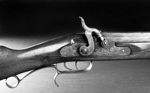 Old Cap and Ball Rifle.