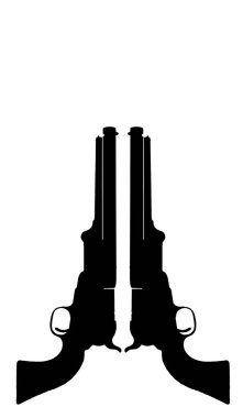 Eski kovboy tabanca.