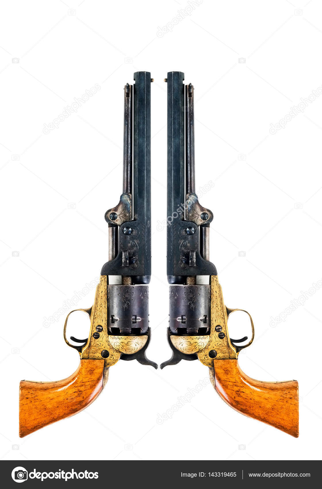 Old Cowboy Pistols. Stock Photo by ©mj0007 143319465