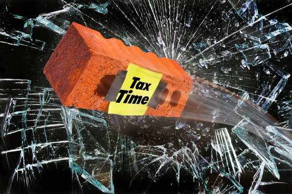 É hora do imposto. . — Fotografia de Stock