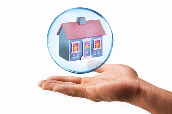Casa in una bolla . — Foto Stock