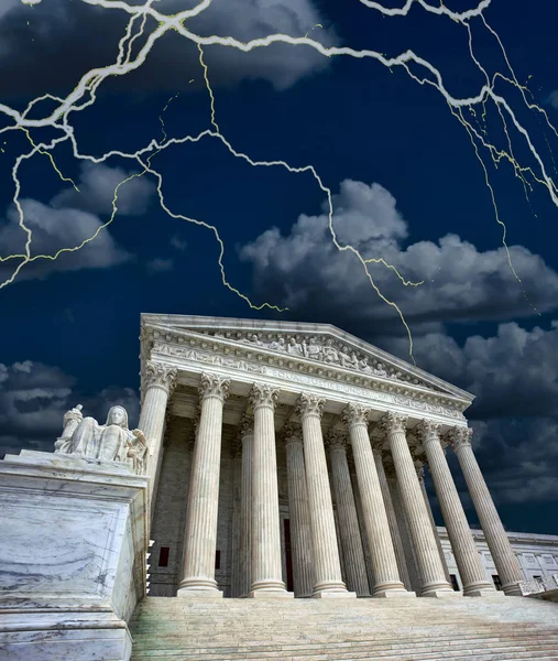 Us supriem court im Sturm. — Stockfoto