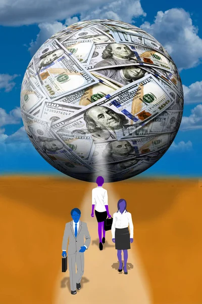 The Money ball — Stock Photo, Image