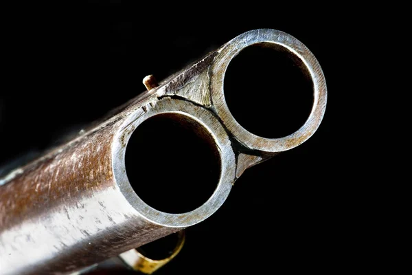Fusil de chasse antique Gros plan . — Photo