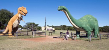 Dinozor Vadisi Texas Paluxy Nehri üzerinde.