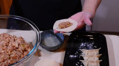Çin domuz eti köfte.