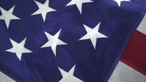 De Amerikaanse vlag. — Stockvideo