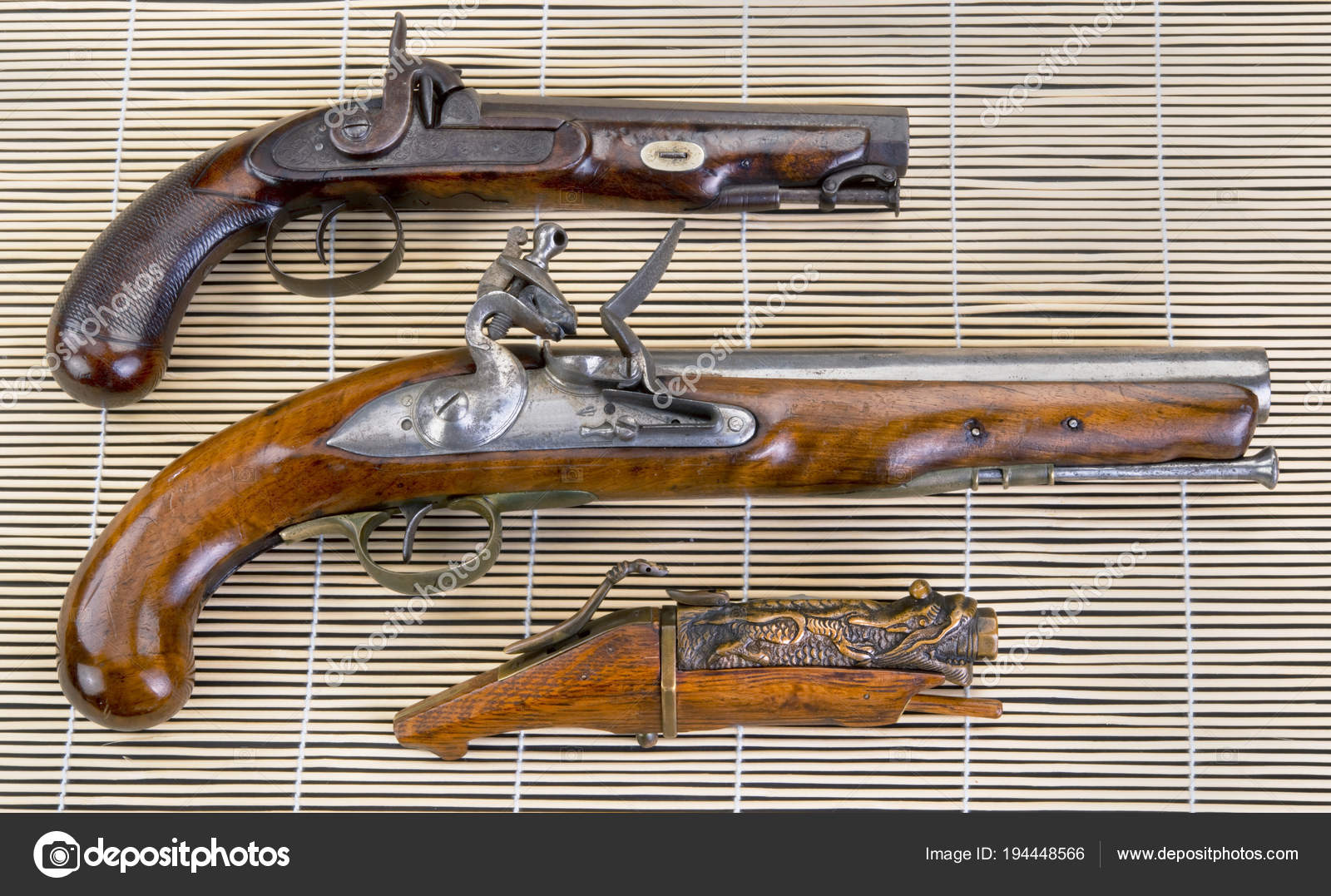 アンティーク 19世紀 火縄銃 火薬入れ 【公式通販】